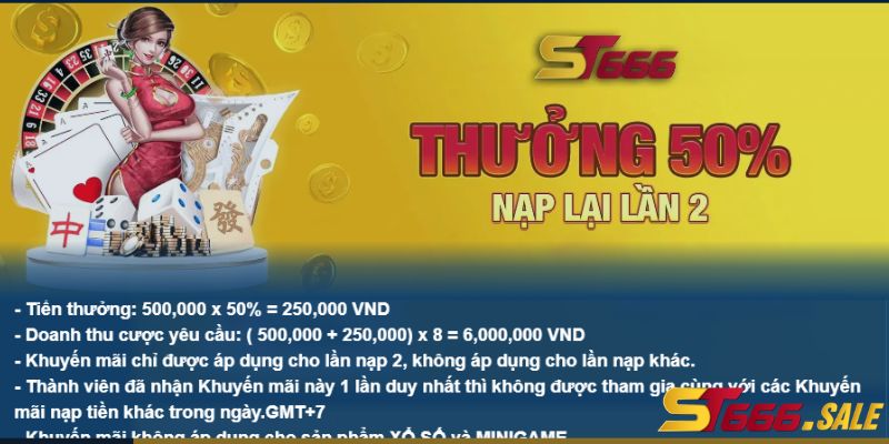 Tổng số tiền nhận khuyến mãi nạp lần 2